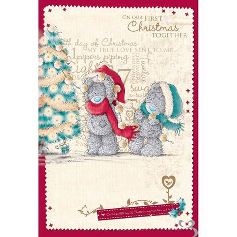 First Christmas Together Me to You Bear Card £2.49